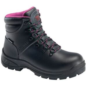 BRAHMA AVENGER WOMEN'S BUILDER MID 6" LACE-UP WATERPROOF WORK BOOTS - STEEL TOE